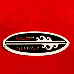 Rush Slowly sticker